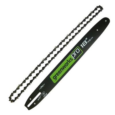 Greenworks GCS80420 OEM Replacement 18 Inch Bar and Chain Combo - CMB119