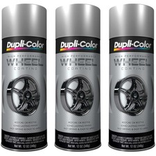 Duplicolor-hwp101-3 Pack High Performance Wheel Coating Silver Color - 12 Oz