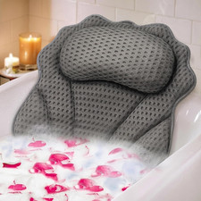 Bath Pillow Ergonomic Luxury Bathtub Pillow with Head,Neck, Shoulder and Back S