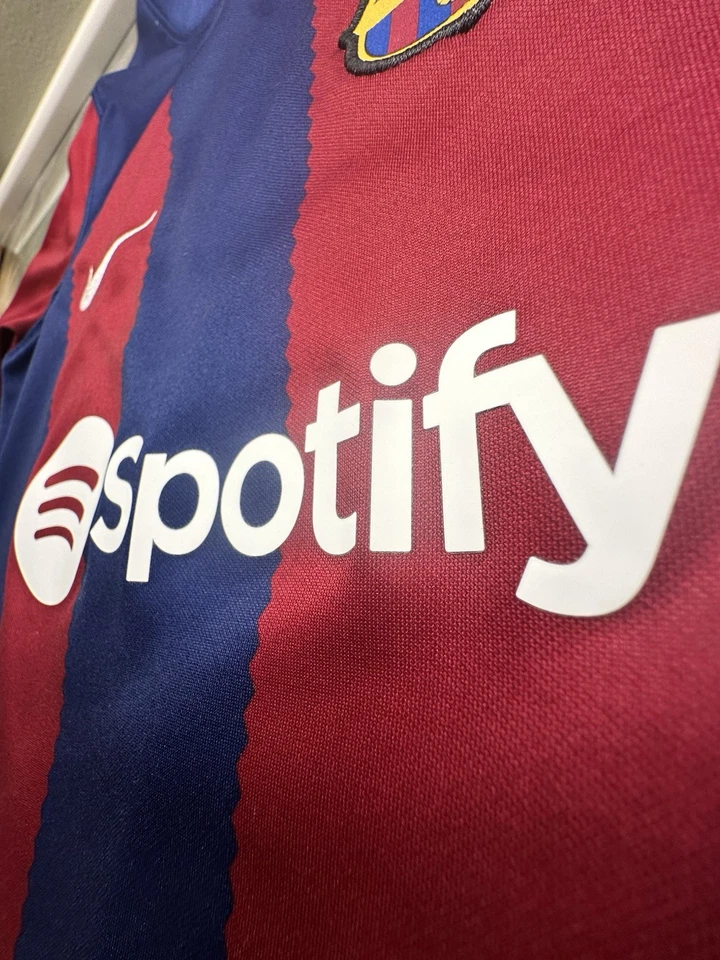 耐克 FC 巴塞罗那 Joao Felix #14 2023/24 主场足球球衣 Spotify Youth S — 第 4/4 张图片