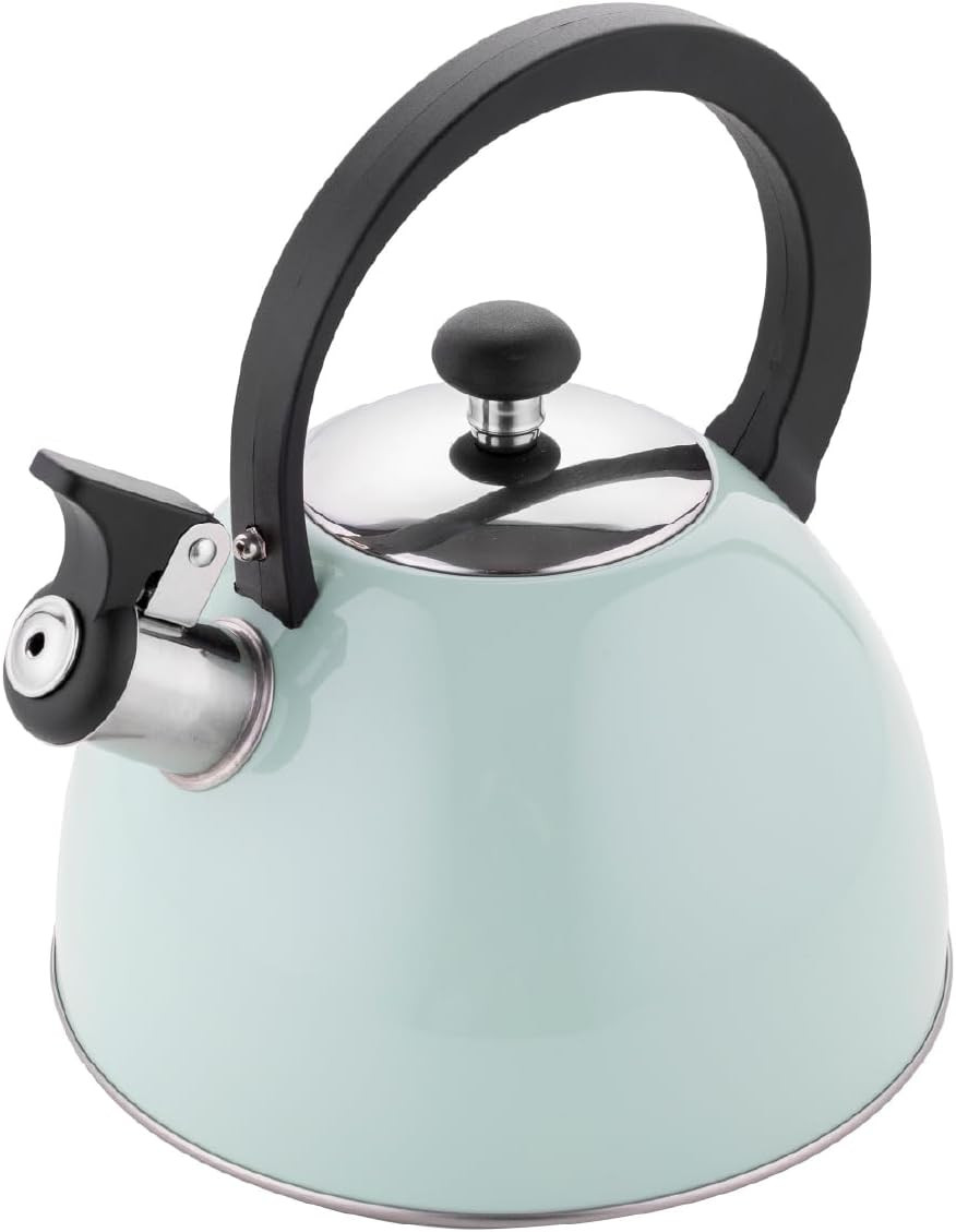 Bollitore Acqua 2,5 L BRILLO Acciaio Inox Fischio per Induzione e Gas