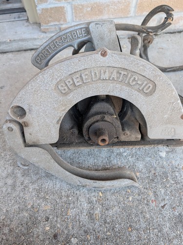 Vintage 1950's Porter Cable SPEEDMATIC 10 SYRACUSE N.Y. BK10 Circular Saw