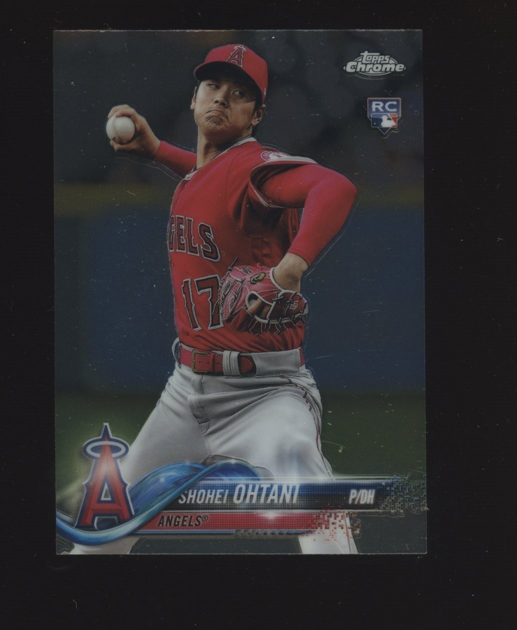 Auction #1 2018 Topps Chrome Baseball #HMT1 Shohei Ohtani Pitching RC Rookie