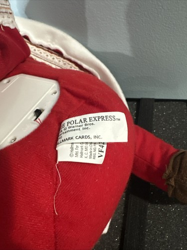 Hallmark The Polar Express Santa Claus Plush 20" Jingle Bell Magic Doesn’t Talk* - Picture 8 of 15