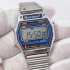 ⭐VINTAGE Soviet watch Montana quartz digital 16 melodi chrono Made in USSR 90s