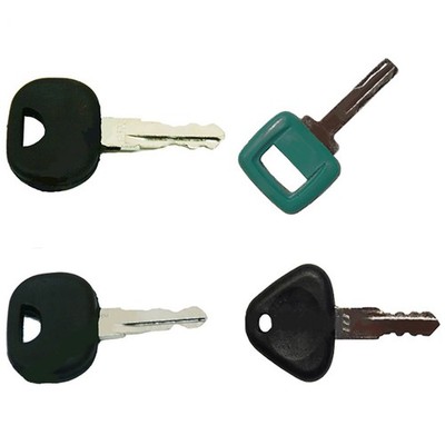 One Four Piece Set Of Heavy Equipment Keys Fits Several Makes And Models