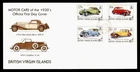 DR WHO 1996 BRITISH VIRGIN ISLANDS FDC CLASSIC CAR COMBO $1.35 M72576