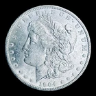 1904-O Morgan Silver Dollar BU+