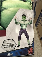 Halloween Costume Boys Marvel Avengers Hulk Small 6-7 New
