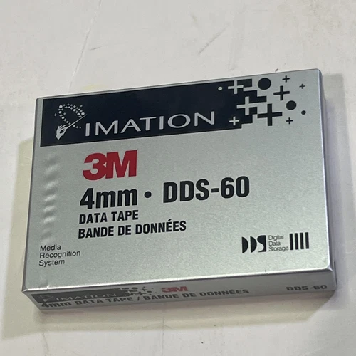 Imation 3M 4mm DDS-60 Data Tape Case Of 10 1996 Sealed Open Box