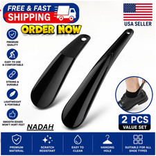 Portable Plastic Shoehorn Travel Shoe Horn Helper for Men Women Kids Seniors