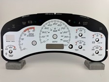 US Speedo White Silverado/Sierra Gauge Face for Clusters 99-02 Diesel- Style 2