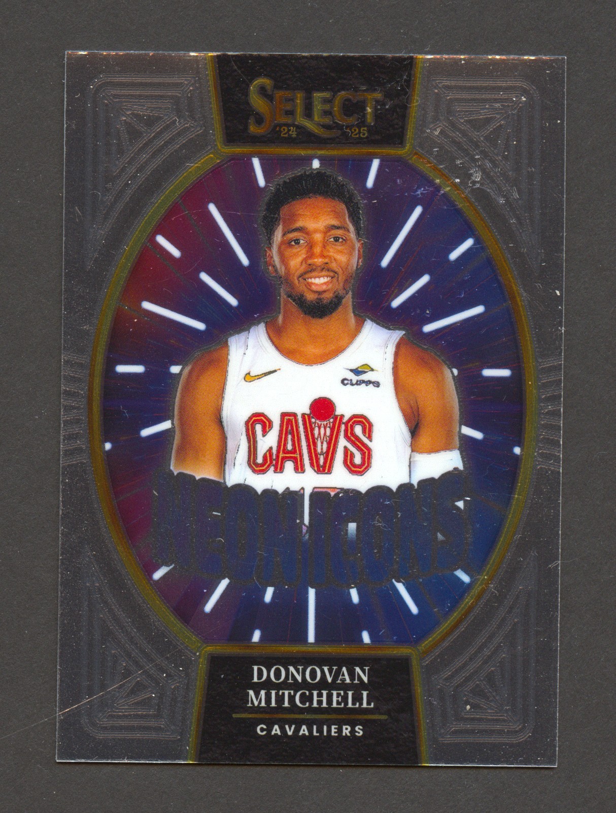 2024-25 Panini Select Neon Icons #8 Donovan Mitchell