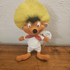 1997 Vintage Looney Tunes 13" Speedy Gonzalez Plush with Original Tags READ