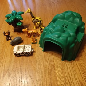 LEGO DUPLO Retired 6157 The Big Zoo Near Complete All Animals & Figures + EXTRAS