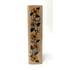 Sky Kids Inc. Flowers on Vine Wood Mounted Rubber Stamp Border Line 1997
