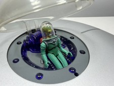 1996 Mars Attacks Martian Flying Saucer UFO Sound and Lights WORKS Vintage Retro