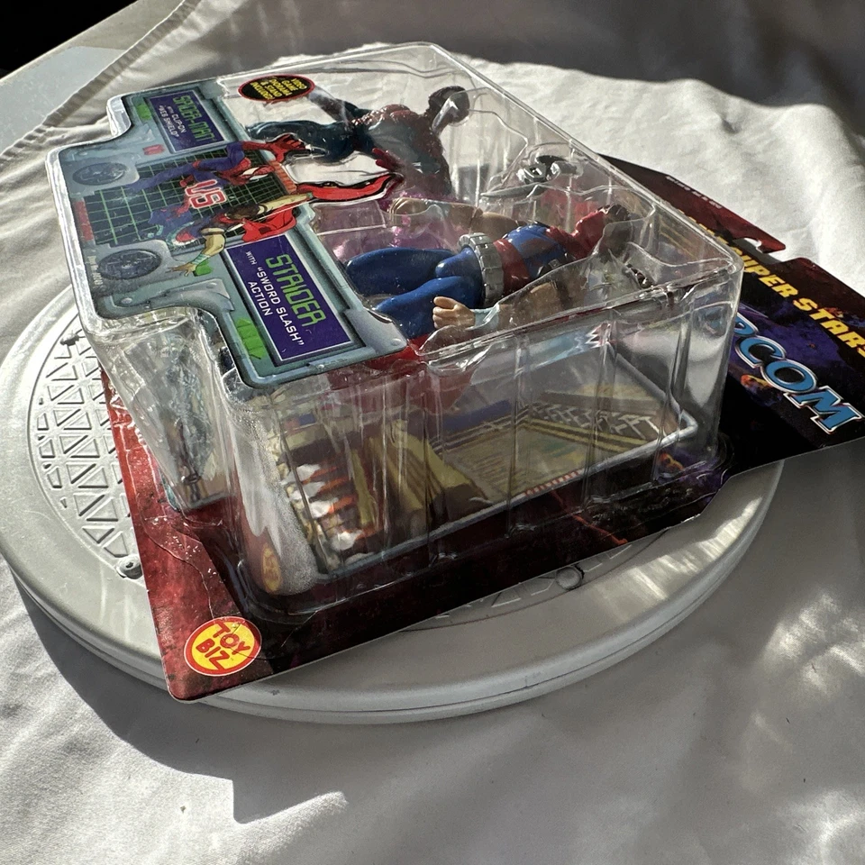 Figuras de ação Toybiz 1999 Marvel vs Capcom Spider-Man vs Strider (22X) - Imagem 4 de 4