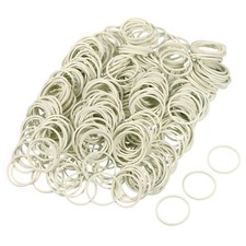 950 Pack Rubber Band Stretchable Elastic Band White 25mmx1.4mm Hair Rubber Bands