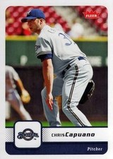 Chris Capuano 2006 Fleer 73 Milwaukee Brewers Baseball Card