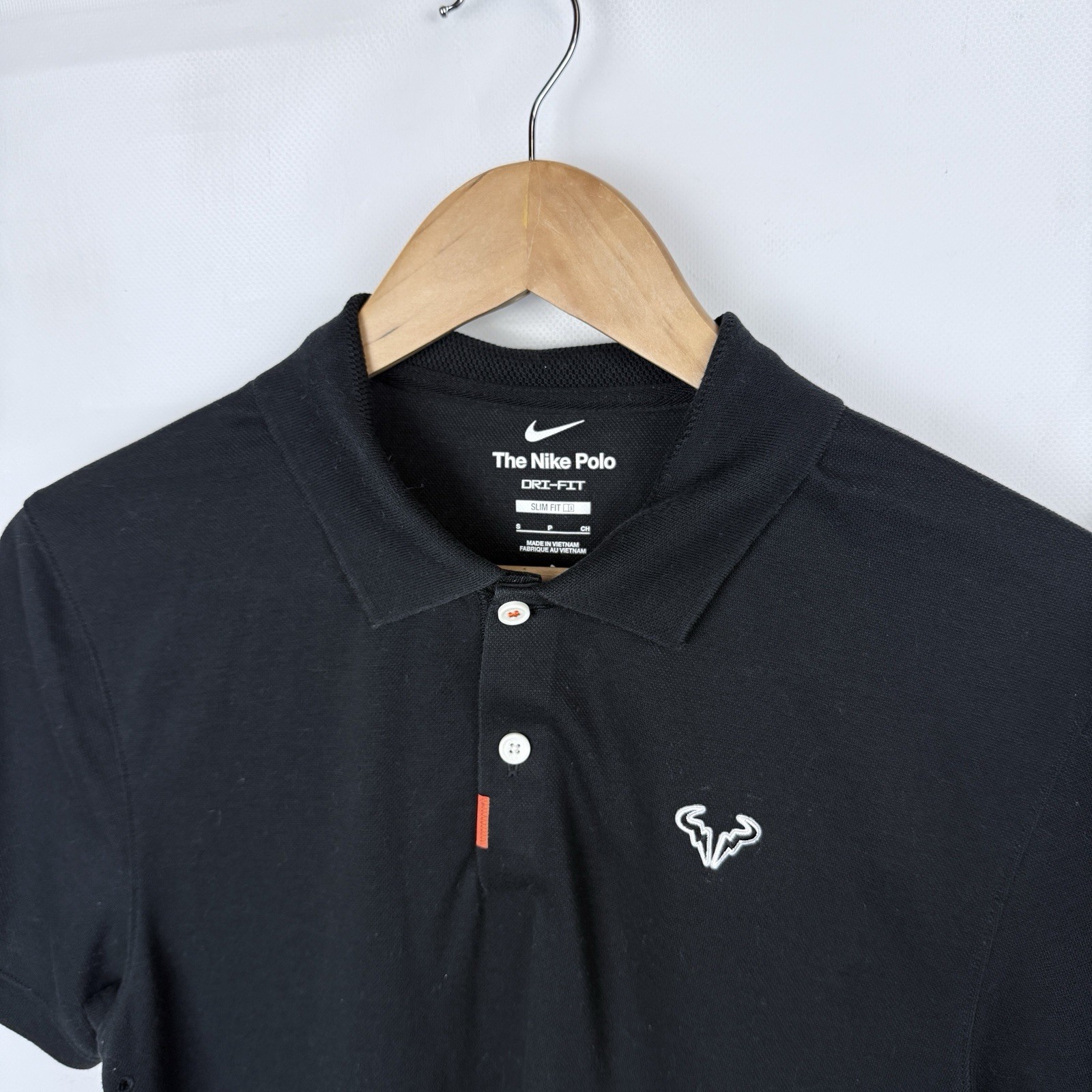 Nike Polo Rafa Slim Fit Sz S Black Men’s  thumbnail 2
