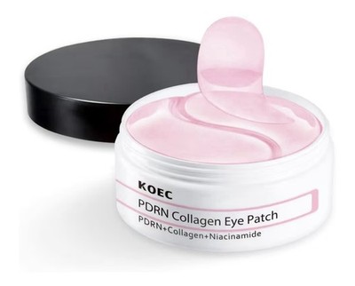 KOEC PDRN Collagen Eye Patch 60,Under Eye Patches for Puffy Eyes + Dark Circles