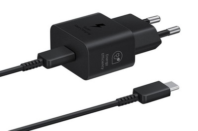 Samsung Schnellladegerät T2510 USB-C 25W mit Datenkabel, Black ''wie neu''