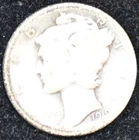 1919-D ABOUT GOOD-GOOD Mercury Dime, 90% SILVER!