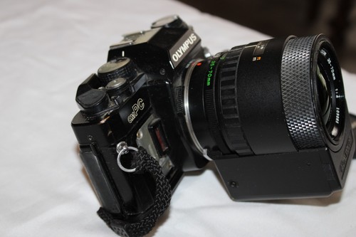 Olympus OM-PC analoge Kleinbildkamera mit Objektiv 35–70 mm Zuiko f/3,5–4,5 OM-System SLR Jap - Bild 8 von 17