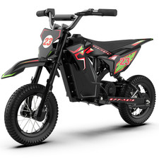Kids Electric Dirt Bike 300W Motor 36V Battery 15.5MPH 11Mi Range 12" Tire
