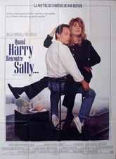 WHEN HARRY MET SALLY - REINER / CRYSTAL / RYAN / FISHER - ORIGINAL MOVIE POSTER
