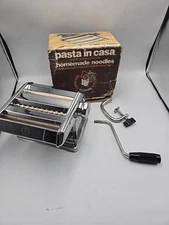 Vtg Pasta in Casa Homemade Noodle Making Machine Model 150 Ampia