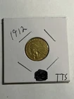 1912 Indian Head Quarter Eagle $2.5 Philadelphia Minted Gold Coin