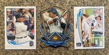 3 Card Lot- Miguel Cabrera, 2013 Topps Cut To The Chase Die-cut, Tigers