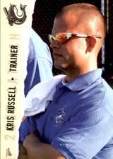 2007 Columbus Catfish Multi-Ad #32 Kris Russell Trainer Tarpon Springs Florida 