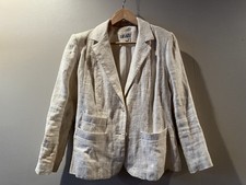 White woven women  s blazer