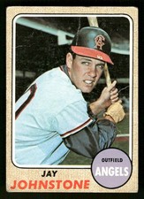 1968 Topps Baseball Card #389 Jay Johnstone