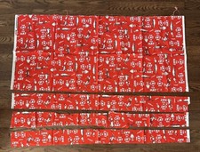 Robert Kaufman Dr Seuss Cotton Fabric 10796 Red Cat in The Hat 0.5 Yards x 44"