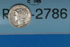 1944- S 10C MERCURY LIBERTY HEAD SILVER DIME Early US Type RAW-2786