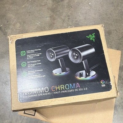 Razer Nommo Chroma 2.0 Wired USB/3.5mm Computer Speakers Black