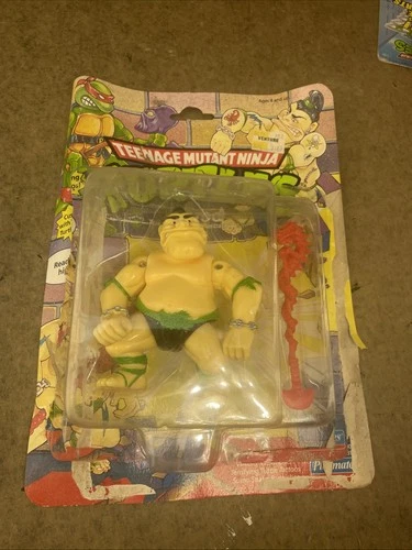 1991 Tattoo w/ Cardback Complete Vintage TMNT Figure New Open Box Not Played Wit