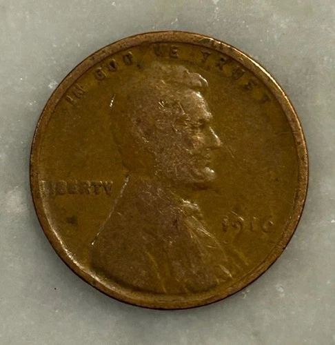1916-P Lincoln Wheat Cent - G - Good