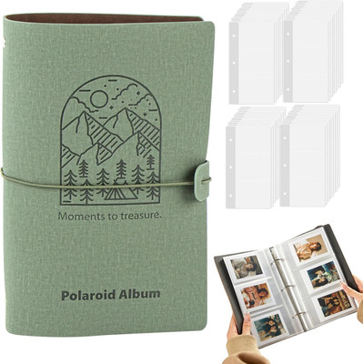 Mini Fotoalbum 3 Zoll Einsteckalbum für Fotos Kpop Karten wasserdicht