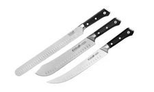 Cutluxe Brisket, Bullnose and Cimeter Knife Set– Forged High Carbon German St...