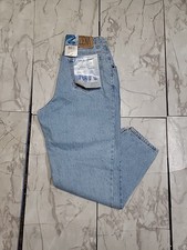 Vintage Zena High Waisted Medium Wash Denim Tapered Relaxed Jeans Women's 16 NWT