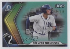 2022 Bowman Chrome Scouts Top 100 Aqua Refractor 124/125 Spencer Torkelson uk2