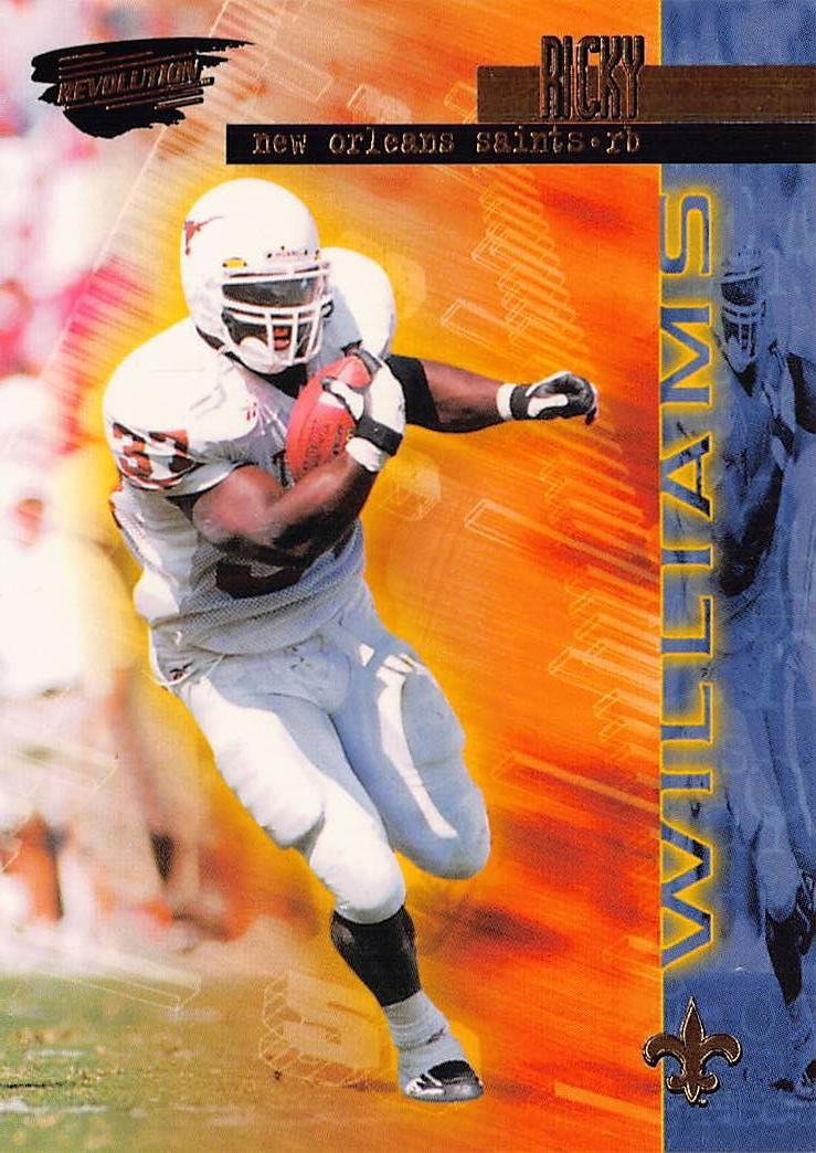 Ricky Williams Pacific Revolution Three Deep Zone #29 Base