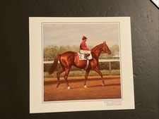 SWAPS  Photo Oil Painting 9 X 7 Horse Racing 1955 KENTUCKY DERBY