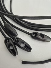 Bungee Shock Cord Tie Downs 5MM X 1M - X 20 Toggle Grip Hook Elastic Straps