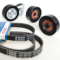 Bosch 5PK875 5PK2030 Keilrippenriemen-Satz + Spanner FüR Freelander 75 2.0 Klima